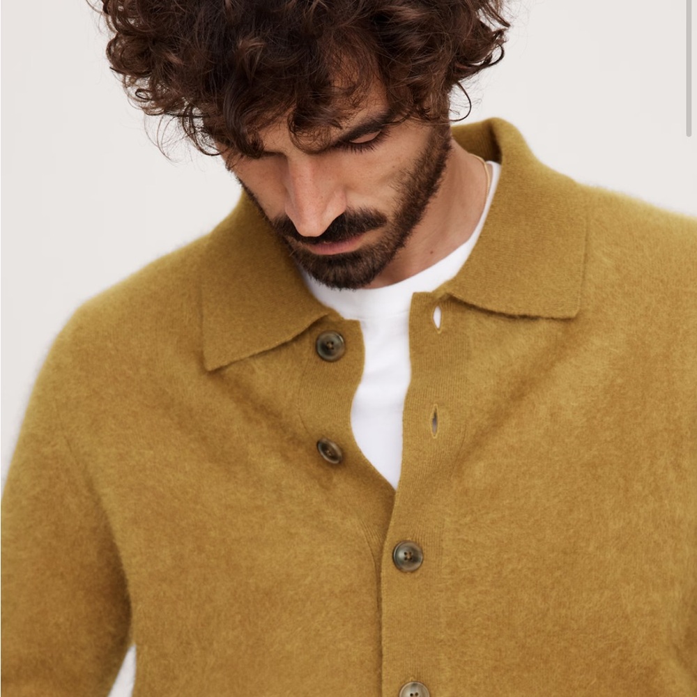 Banana Republic brushed cashmere cardigan